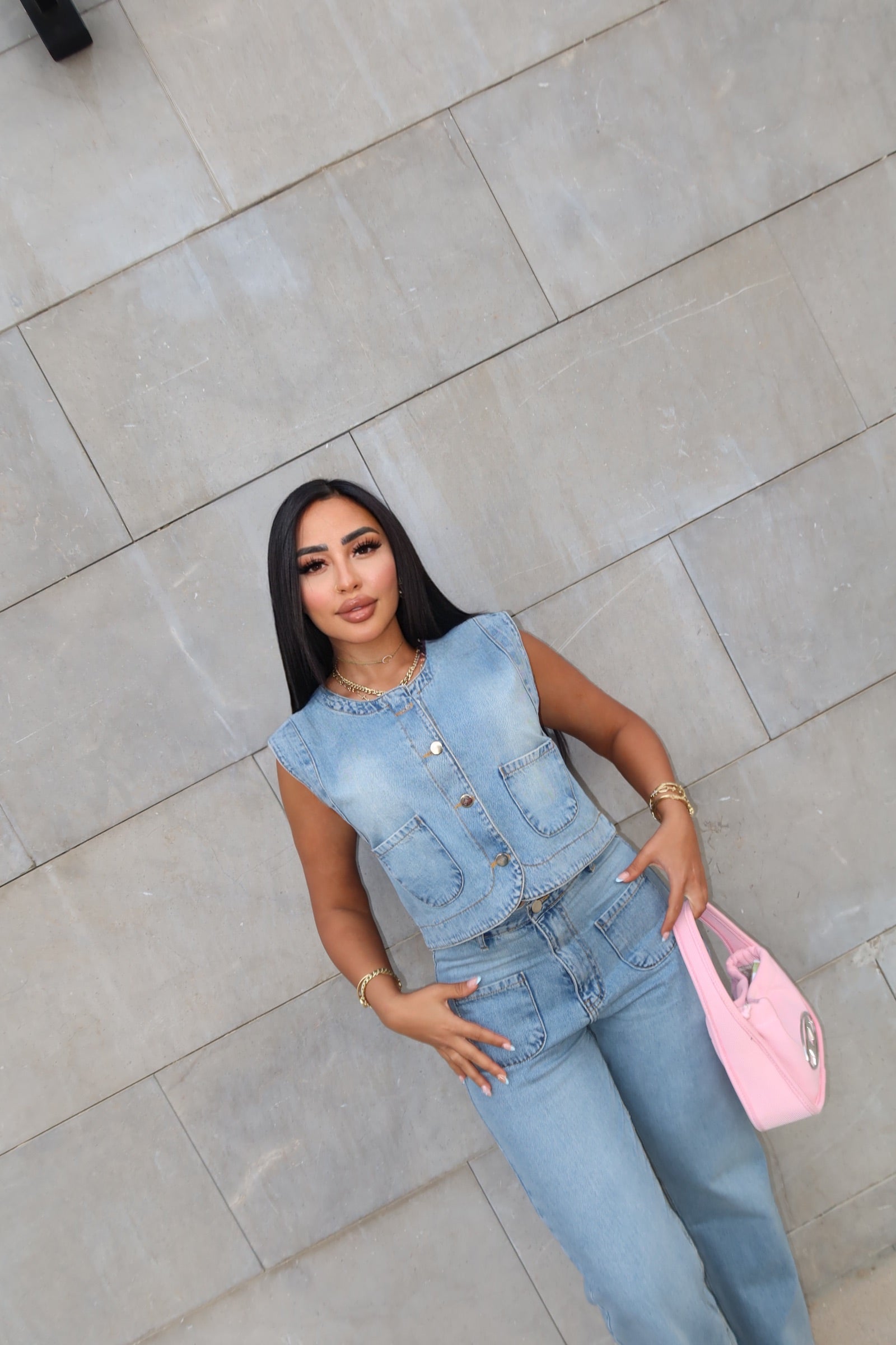 Denim Elegance Set