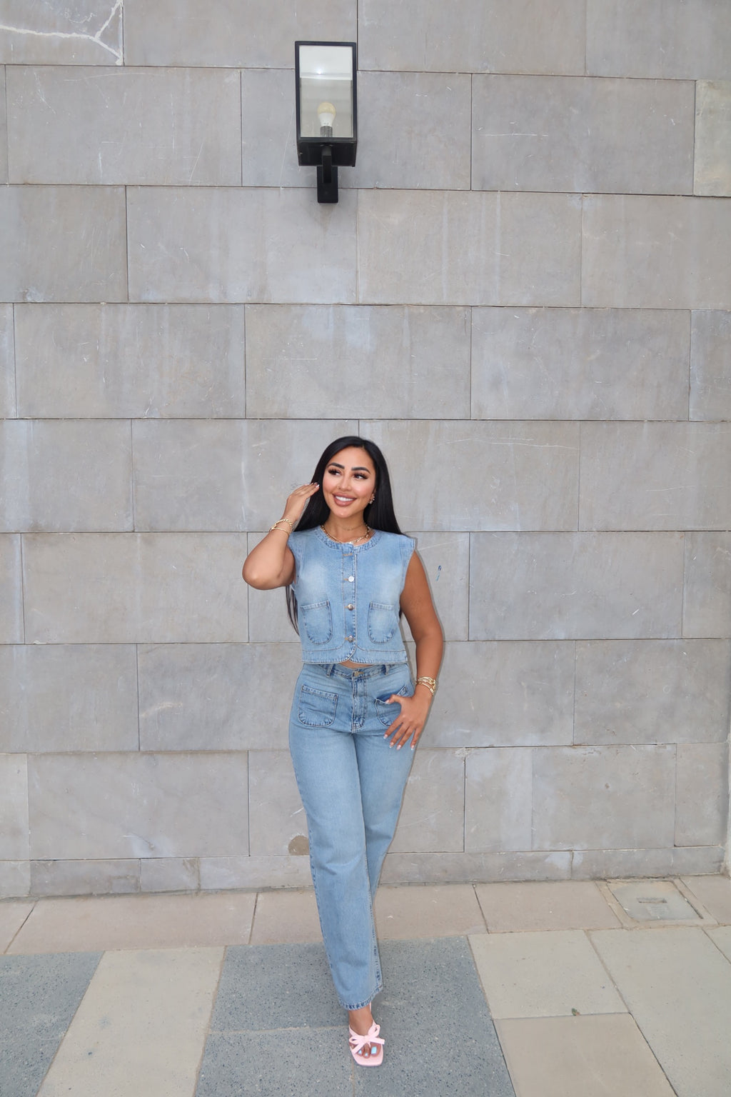 Denim Elegance Set