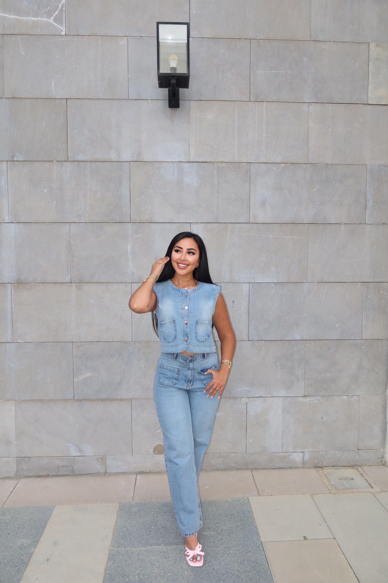 Denim Elegance Set